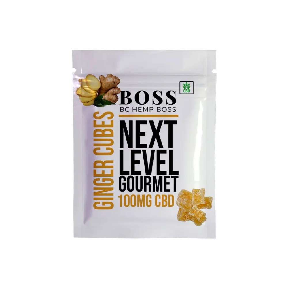 Crystallized Ginger CBD Cubes