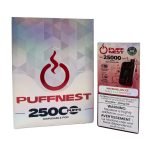 PUFF NEST 25000 PUFFS Watermelon Ice Disposable Vape - 18 mL, 2% Nicotine