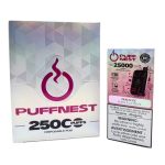 PUFF NEST 25000 PUFFS Peach Ice Disposable Vape - 18 mL, 2% Nicotine