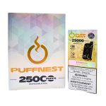 PUFF NEST 25000 PUFFS Strawnana Disposable Vape - 18 mL, 2% Nicotine
