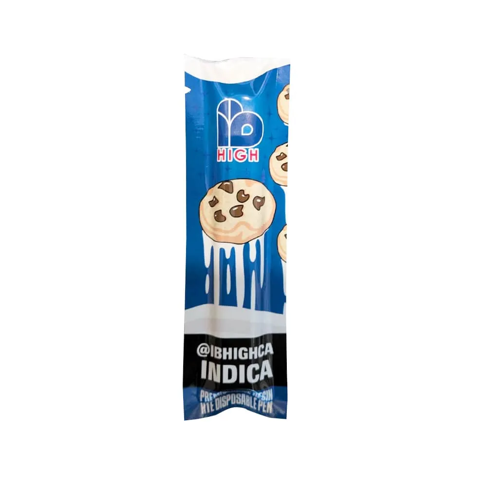 IB High Live Resin Pen Chocolate Chip Cookies Indica